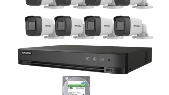 Hikvision 2MP 8-Camera Surveillance System – 8CH DVR, 2TB HDD