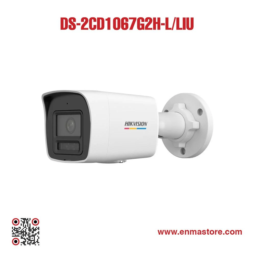 Hikvision DS-2CD1067G2H-L/LIU Outdoor IP Camera 6MP with Microphone & Color Night Vision