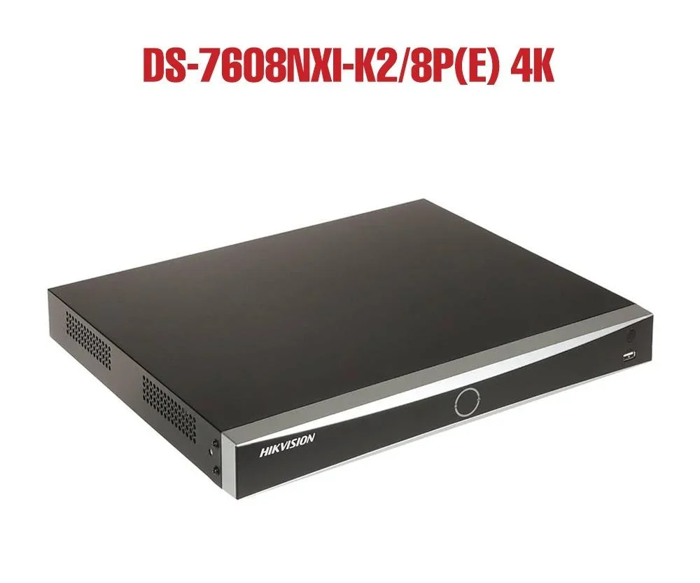 Hikvision DS-7608NXI-K2/8P NVR – 8CH, 4K, AcuSense, PoE