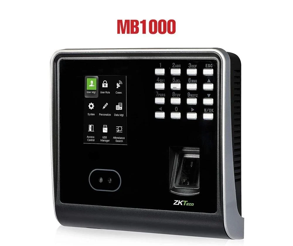 ZKTeco MB1000 Multibiometric Time Attendance & Access Control 2,000 Faces 3,000 Fingerprints