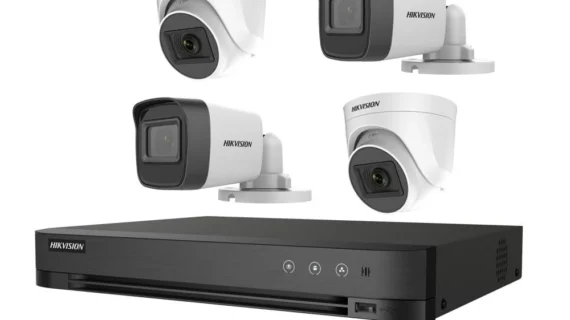 Hikvision 2MP 2 Outdoor + 2 Indoor Camera Surveillance System