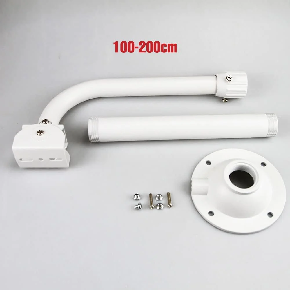 Adjustable CCTV Security Camera Stand 100–200cm Outdoor Wall & Ceiling Mount Bracket - Image 5
