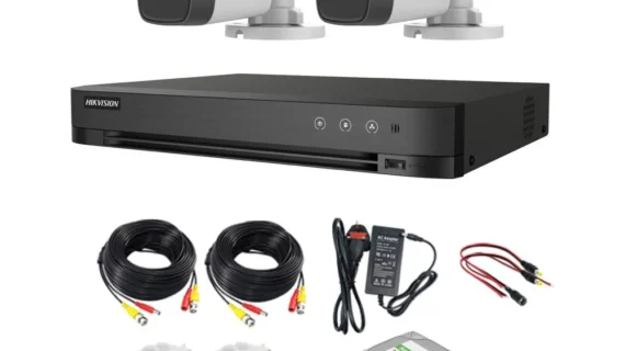 Hikvision 2MP 2 Outdoor Camera System with 4CH DVR & 2TB HDD – Complete Kit