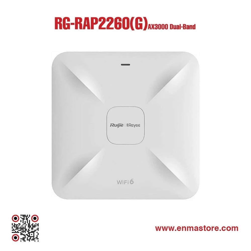 Ruijie Reyee RG-RAP2260(G) Wi-Fi 6 AX1800 Dual-Band Ceiling Access Point