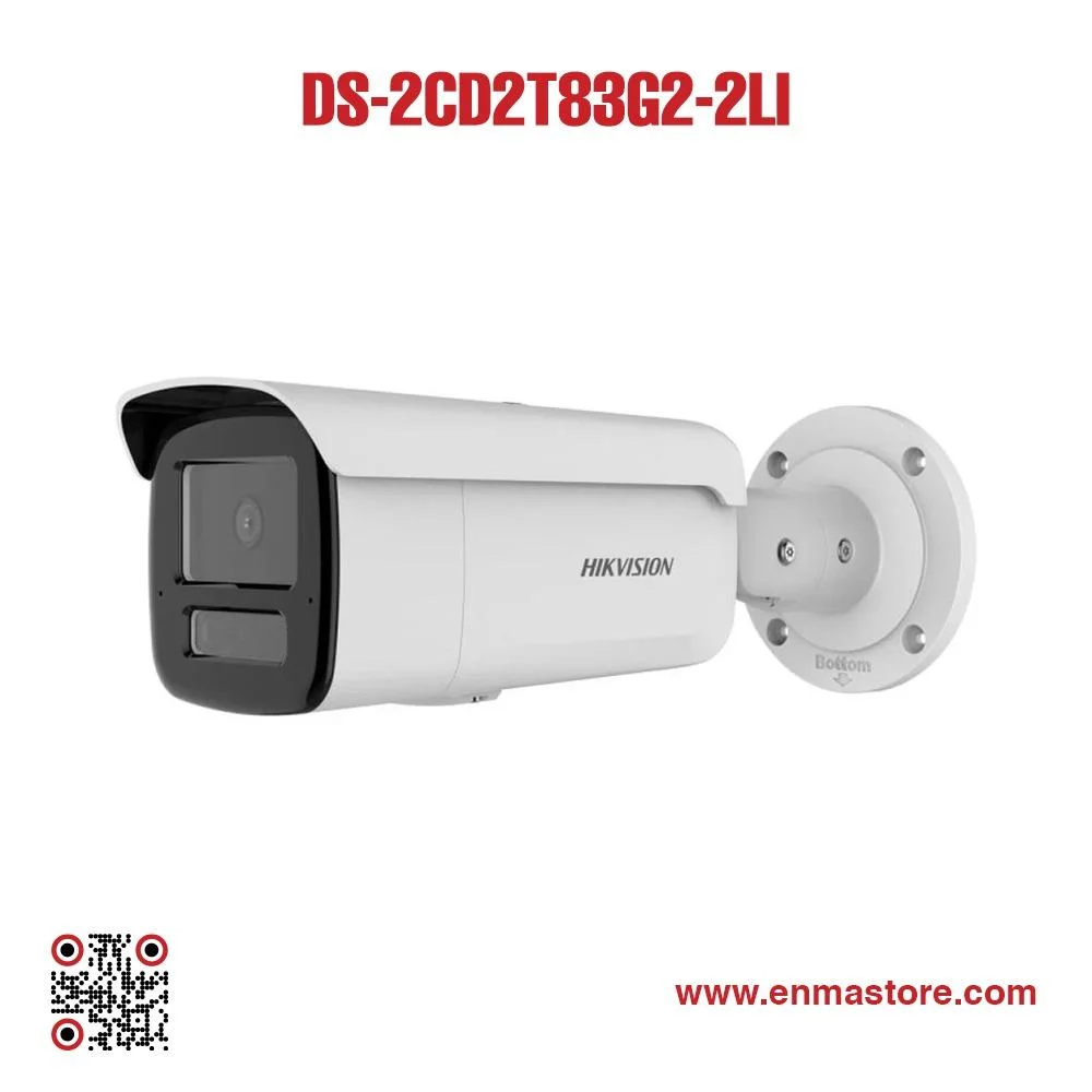 Hikvision DS-2CD2T83G2-2LI 8MP Outdoor IP Bullet Camera, IR & Hybrid Light
