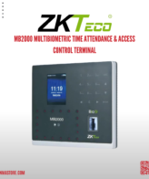 ZKTeco MB2000 multibiometric Time Attendance & Access Control Terminal