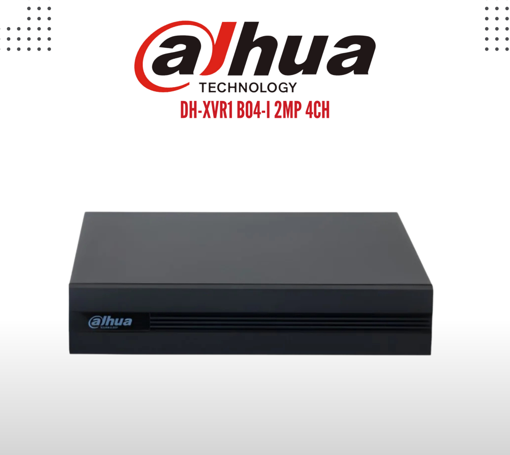 Dahua DVR 4CH Penta-brid 1080N/720P Cooper 1U 1HDD DH-XVR1B04-I