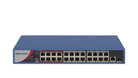 DS-3E0326P-E/M 24 Port Fast Ethernet Unmanaged POE Switch