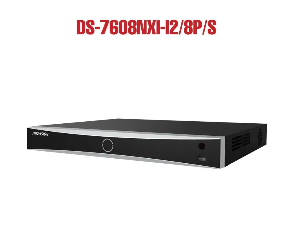 Hikvision DS-7608NXI-I2/8P/S 8-Channel NVR with PoE