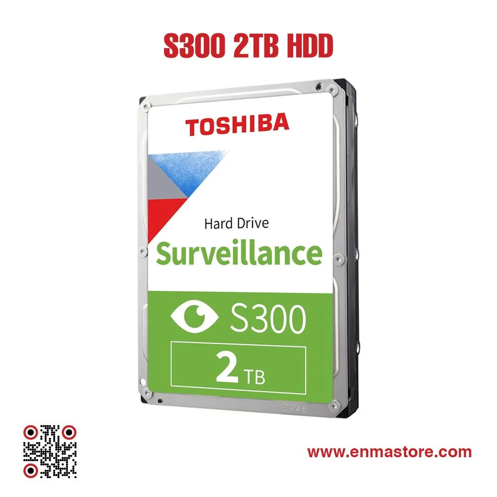 Toshiba S300 2TB Internal Hard Disk (Surveillance-Grade)