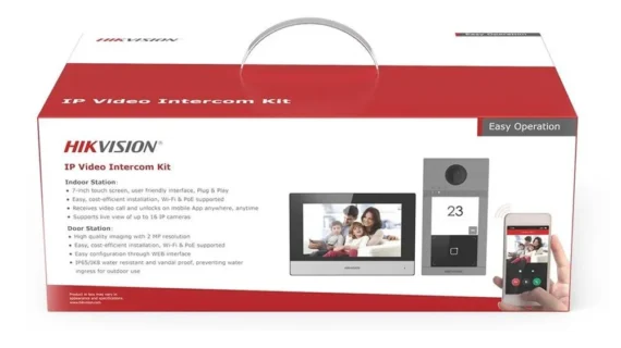 Hikvision DS-KIS604-P(C) IP video intercom kit