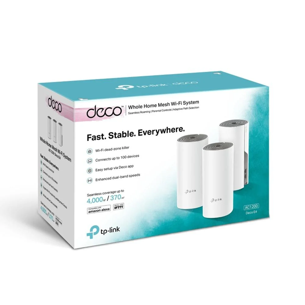 TP-Link Deco E4 (3-Pack) AC1200 Whole Home Mesh Wi-Fi System - Image 3