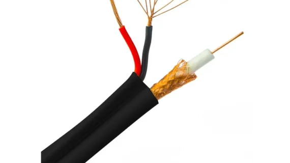 RG59 Coaxial Cable with Power – 100M