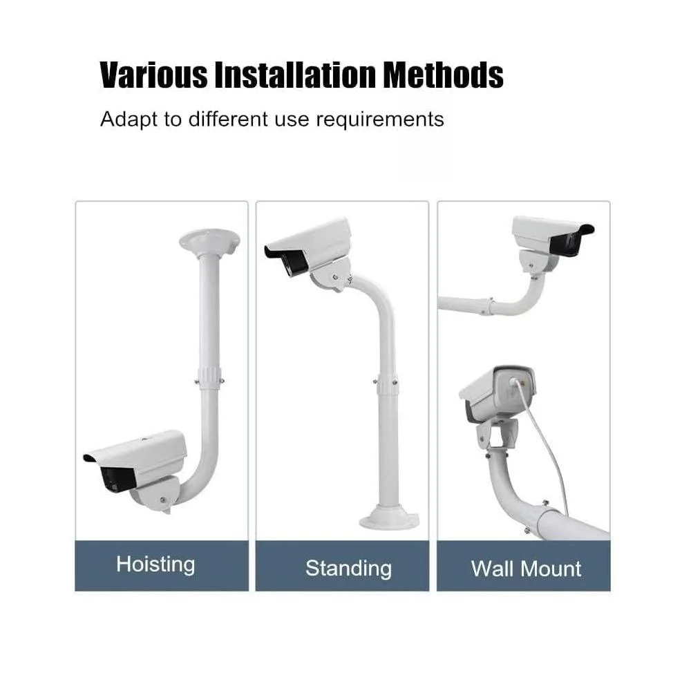 Adjustable CCTV Security Camera Stand 60–120cm Outdoor Wall & Ceiling Mount Bracket - Image 4
